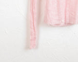 Bru sleeveless layered see-through ribbed long sleeve knit
