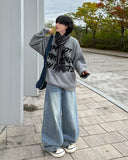 Hairy Wool Over Knit