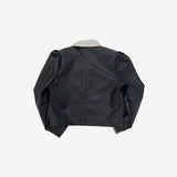 Belia Color Matching Leather Jacket