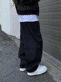 MO nylon tapered balloon pants