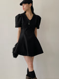Annika Puff Flare Mini One Piece