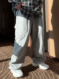 Diagonal Cargo Hip-hop Pants
