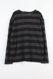 Striped Button Knit