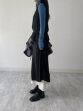 Reverse Cutting Warmer Mock Collar T-Shirt