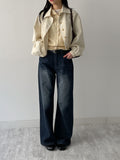 Lilia Cotton Crop Blouson