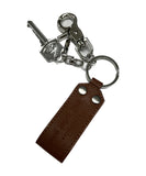 Real Leather Keyring