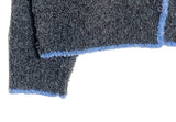 Tuen Color Matching Line Collar Knit Cardigan
