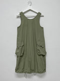 Cargo Pumpkin Sleeveless One Piece