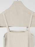 [Premium] Leah Raccoon Sleeveless & Bolero Setup Sleeveless