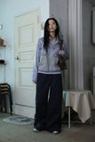 Side pinch frill pants