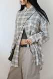 Over Check Vacation Shirt
