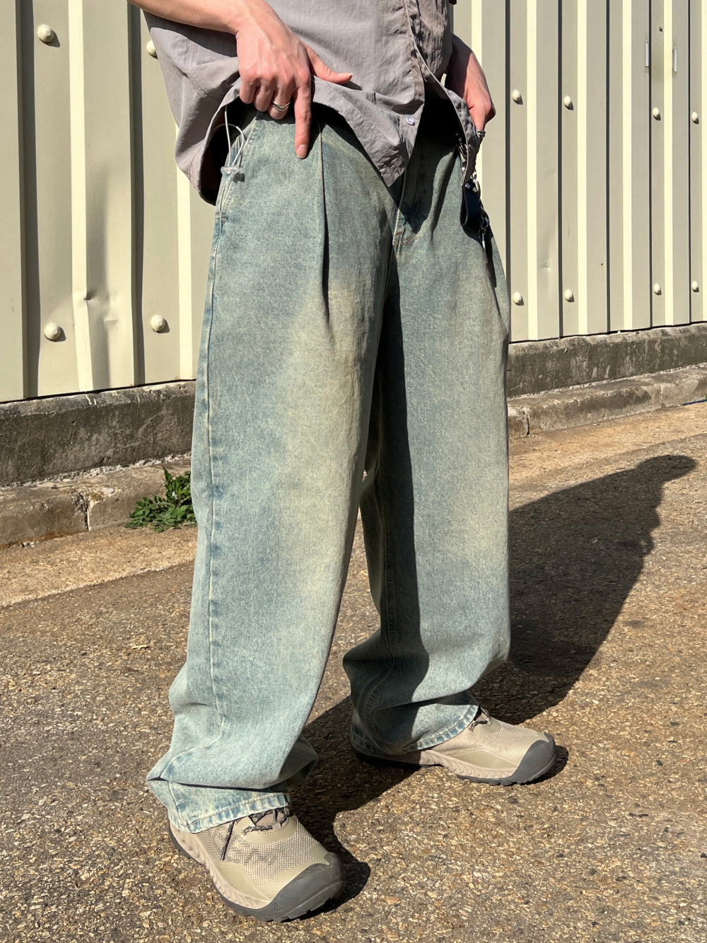 【KOOLOSET】KLS Vintage Washed Denim KOOLOSET (クロゼット) - KLSビンテージウォッシドデニム / KLS