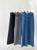 Wide fit real wide denim jeans