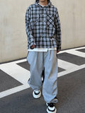 Mont hooded checkered shirt