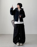 Velvet Crop Hood Zip-Up