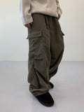Unisex Slick Corduroy Cargo Pants