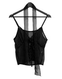 Scarf chiffon bustier