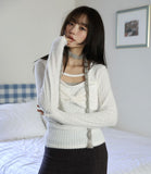Cotton Candy Ribbon Fur Knit