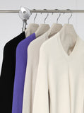 [Premium] Wayne Whole Garment V-neck Knit