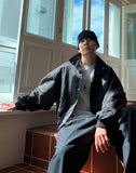 High-neck Crop Nylon Jacket