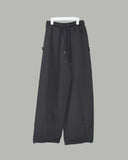 Snap button nylon pants