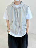 KIKO hooded vest (ZIP-UP)