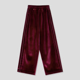 Clemen Velvet Track Pants
