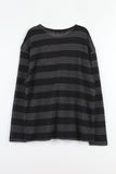 Striped Button Knit