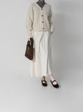 Olly Shetland Wool Cable Cardigan
