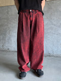 Crazy Dying Red Denim