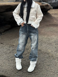 Brush Washing Denim