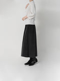 Plum Round Whole Garment Knit