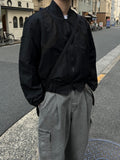 Curve Line Crop Nylon Jacket