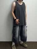 Pigment Over Slit Sleeveless