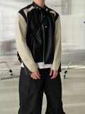 Racing Leather Biker Jacket