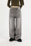 Grayish washed denim jeans