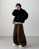 Drion Peach Cargo Pants