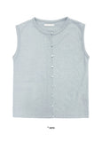 ANGORA BUTTON VEST