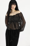 Miya chiffon flower blouse