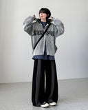 Lopian Knit Hood Zip-Up