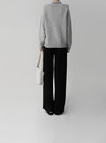 [Premium] Cashmere Half-Turtleneck Knitwear