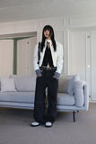 Hark eyelet denim pants