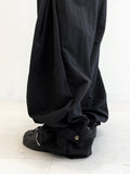 Nylon Line Maxi Snap Pants (botton)
