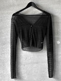 Ruben See-through Cardigan