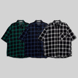 Cooling Check Half Shirt