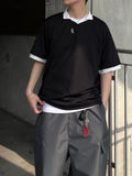 Plain Over Soccer Collar Tee