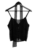 Scarf chiffon bustier