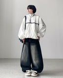 Tom Brush Balloon Wide Denim