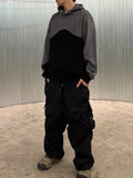 Wave Incision Snap Hood