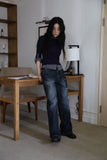 Rope Keyring Straight Jeans